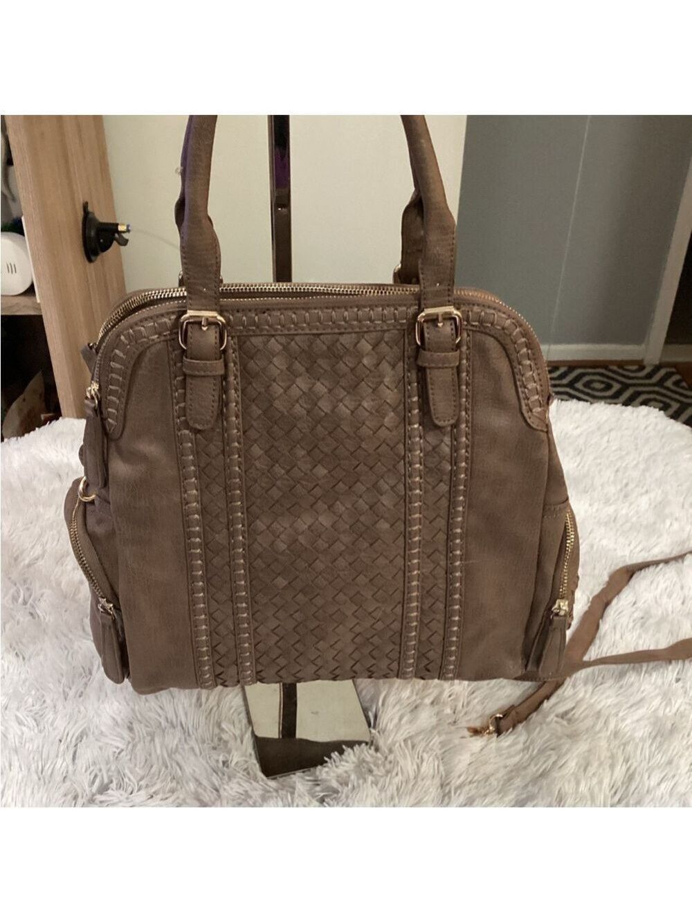 Maurice’s multi zippered pocket handbag strap for shoulder bag